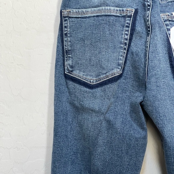 Good American Good Legs Under Fray Waistband High Rise Skinny Jeans size 4 (27) - Picture 6 of 11